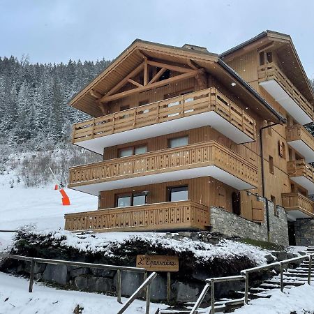 Meribel Centre La Chaudanne, Real Ski In And Out, 3 Bedrooms 2 Bathrooms Newly Renovated, Chalet L'Eperviere エクステリア 写真