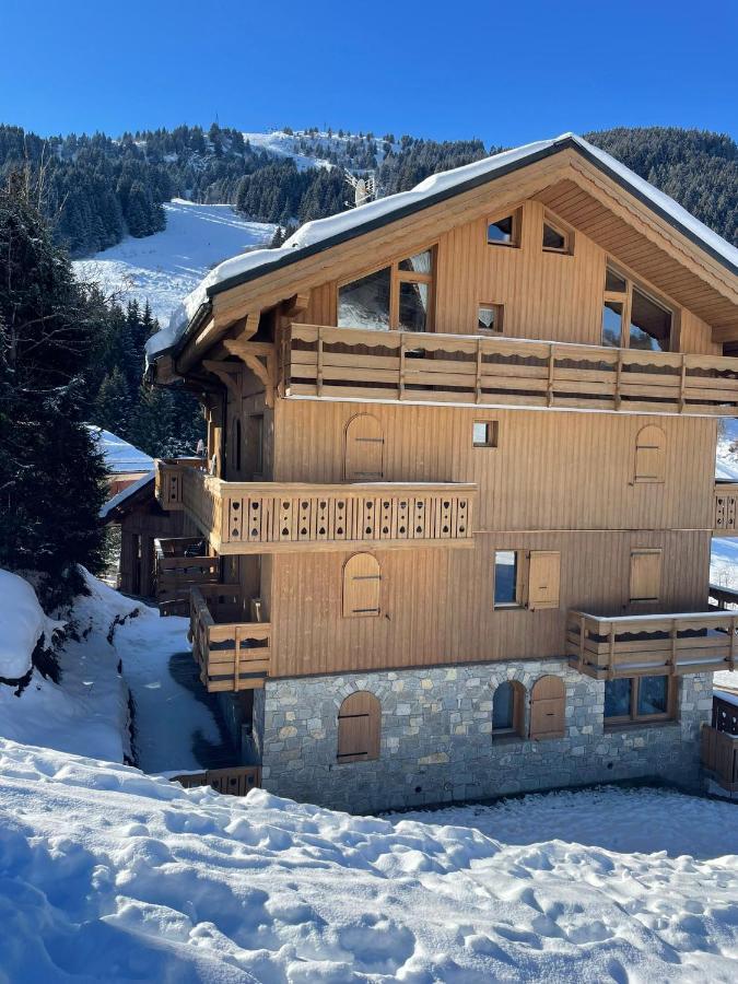 Meribel Centre La Chaudanne, Real Ski In And Out, 3 Bedrooms 2 Bathrooms Newly Renovated, Chalet L'Eperviere エクステリア 写真