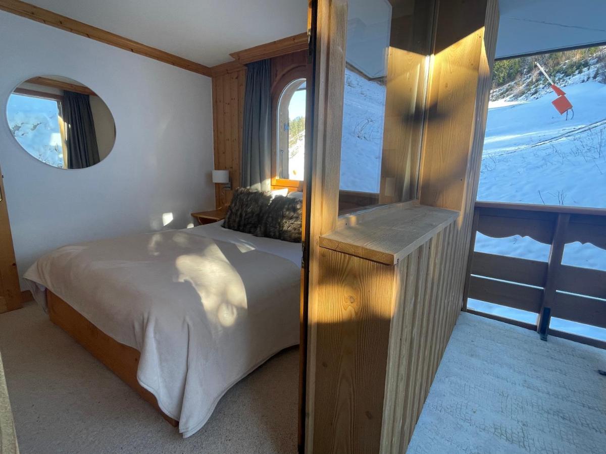 Meribel Centre La Chaudanne, Real Ski In And Out, 3 Bedrooms 2 Bathrooms Newly Renovated, Chalet L'Eperviere エクステリア 写真