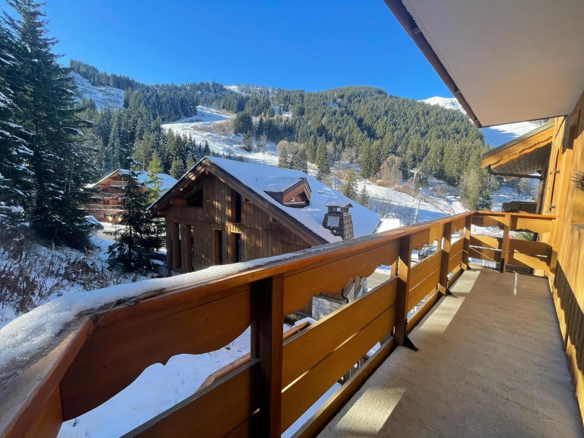 Meribel Centre La Chaudanne, Real Ski In And Out, 3 Bedrooms 2 Bathrooms Newly Renovated, Chalet L'Eperviere エクステリア 写真